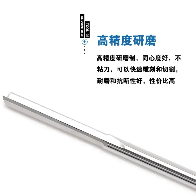 Tungsten Steel Straight Groove Milling Cutter 3.175mm - Image 2