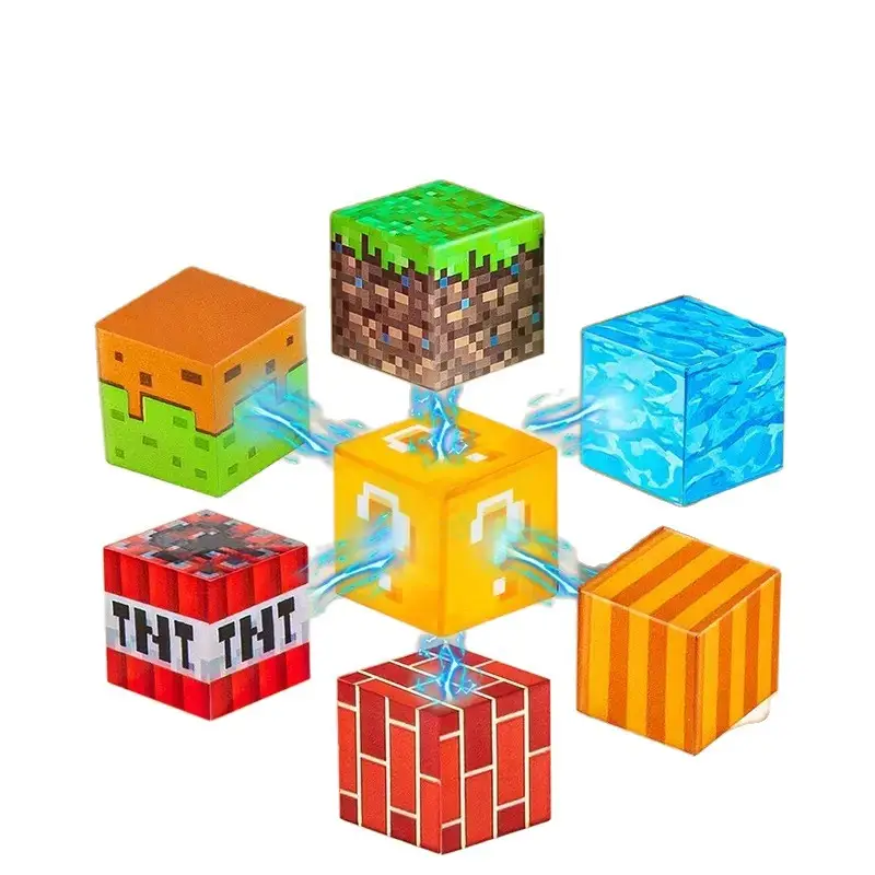 Wholesale 2cm Magnetic Cube Pieces, My Magnetic World Figures, Children's Educational Assembly Toys