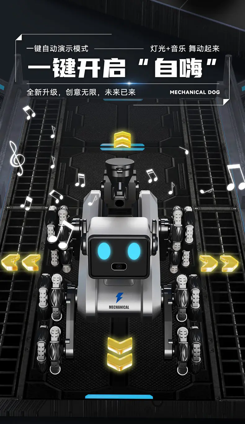 Intelligent Robot Dog Electric Remote Control Car Boy Toy Kidsren's Car Eight-Wheel Gesture Sensor Pet Birthday Gift — feature 11