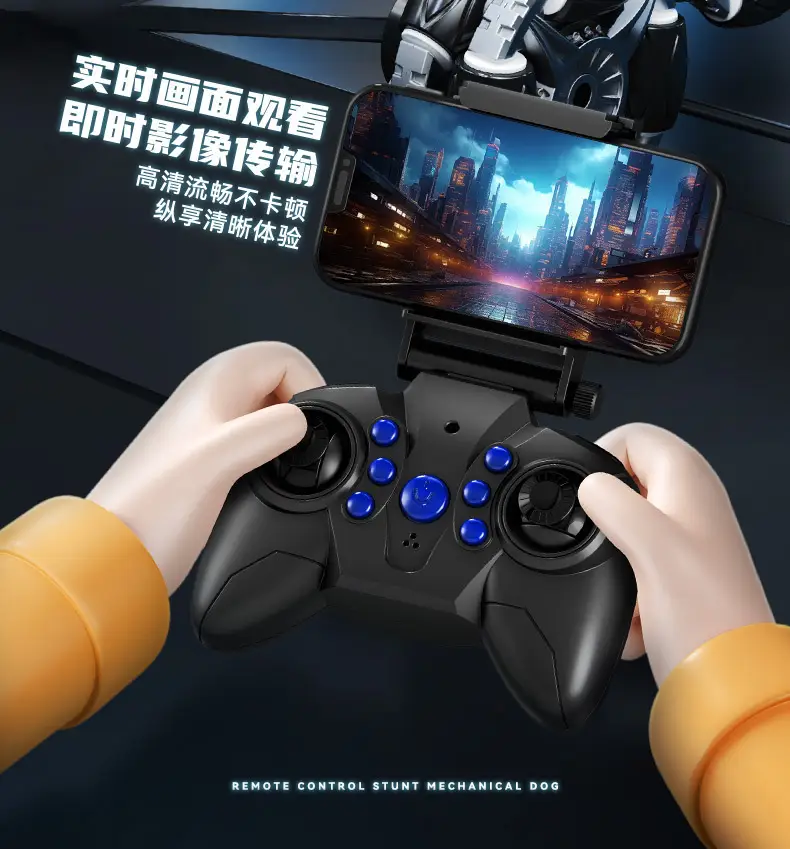 Intelligent Robot Dog Electric Remote Control Car Boy Toy Kidsren's Car Eight-Wheel Gesture Sensor Pet Birthday Gift — feature 4