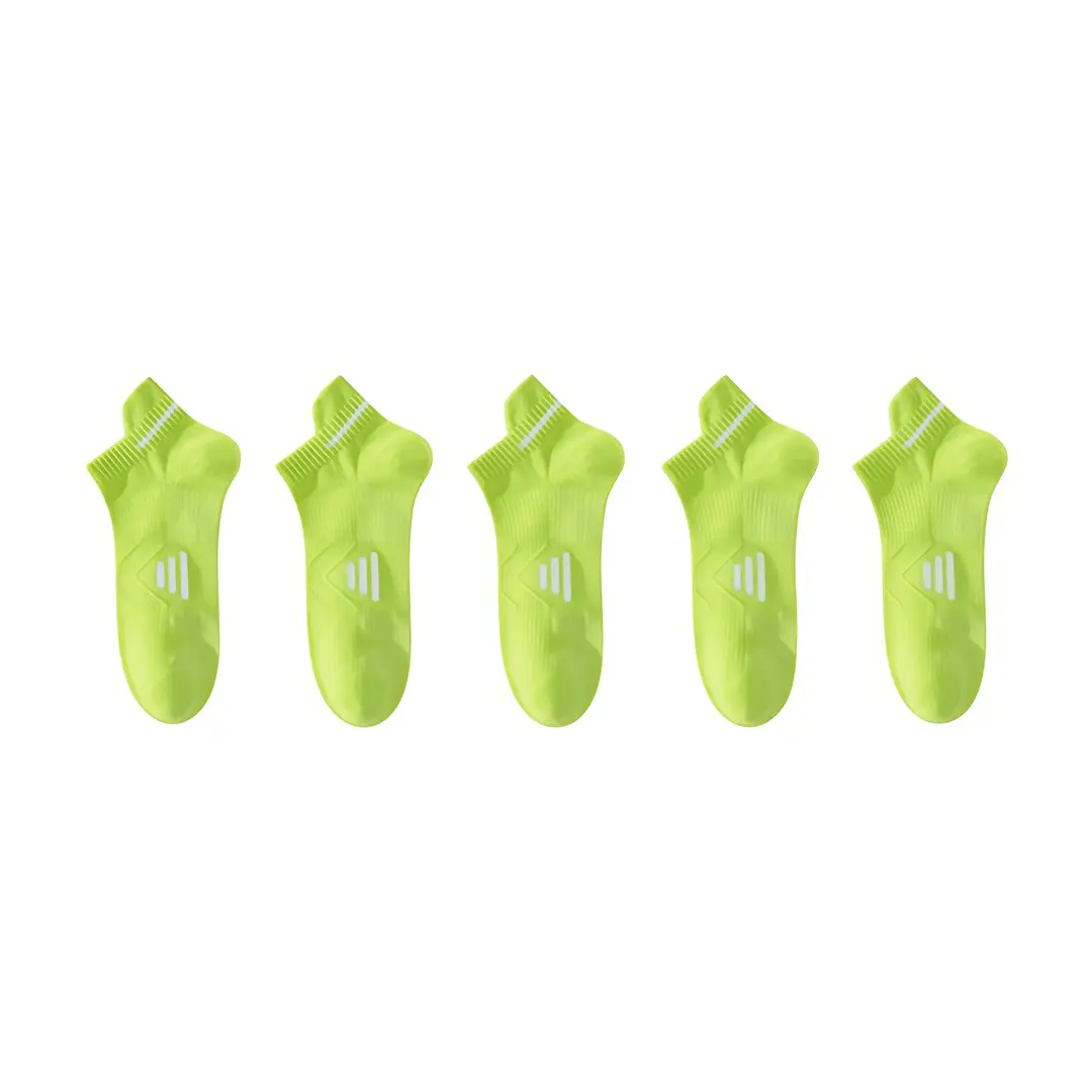 [7A Antibacterial and Deodorant] Men's Spring and Summer Thin Breathable Short Socks, Sweat-Absorbent Versatile Sports Socks for Men