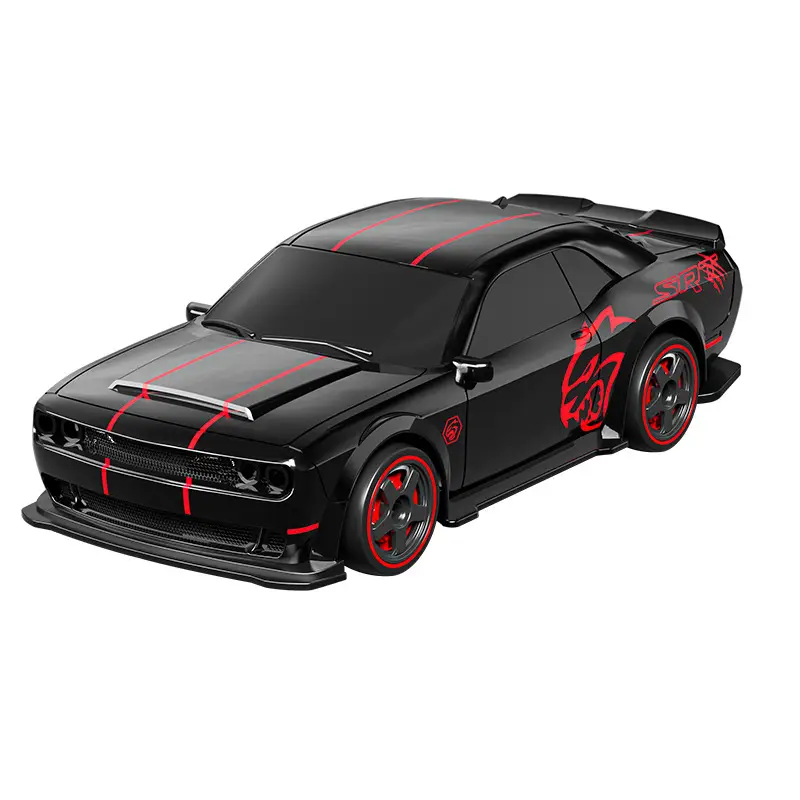 Children's Remote Control Dodge Hellcat Rc Drift Car Lamborghini Four-Wheel Drive Electric Boy Toy Birthday Gift