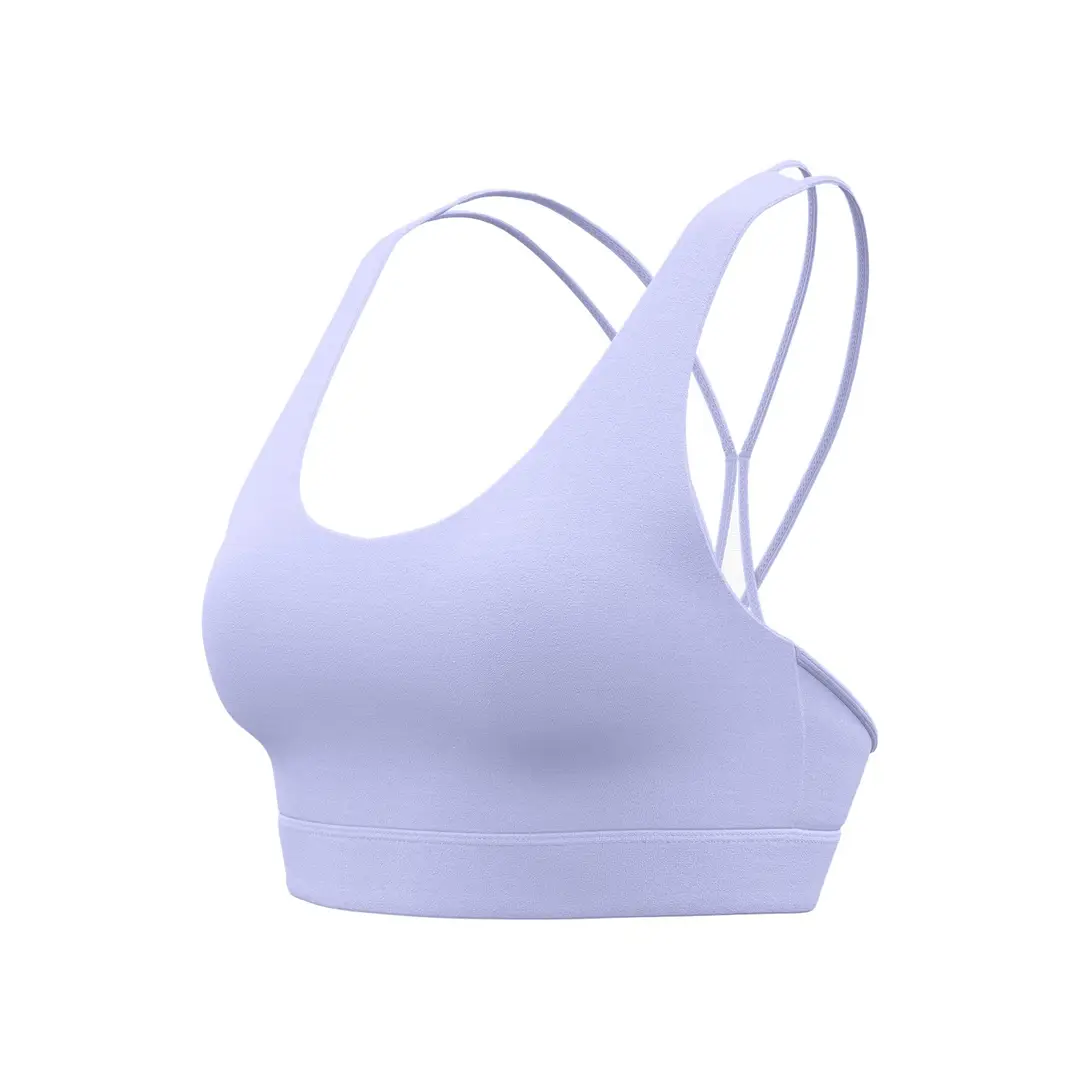 Mesh Cross-Back Sports Bra, Beautiful Back Top, High-Intensity Shock-Proof Yoga Fitness Underwear for Women