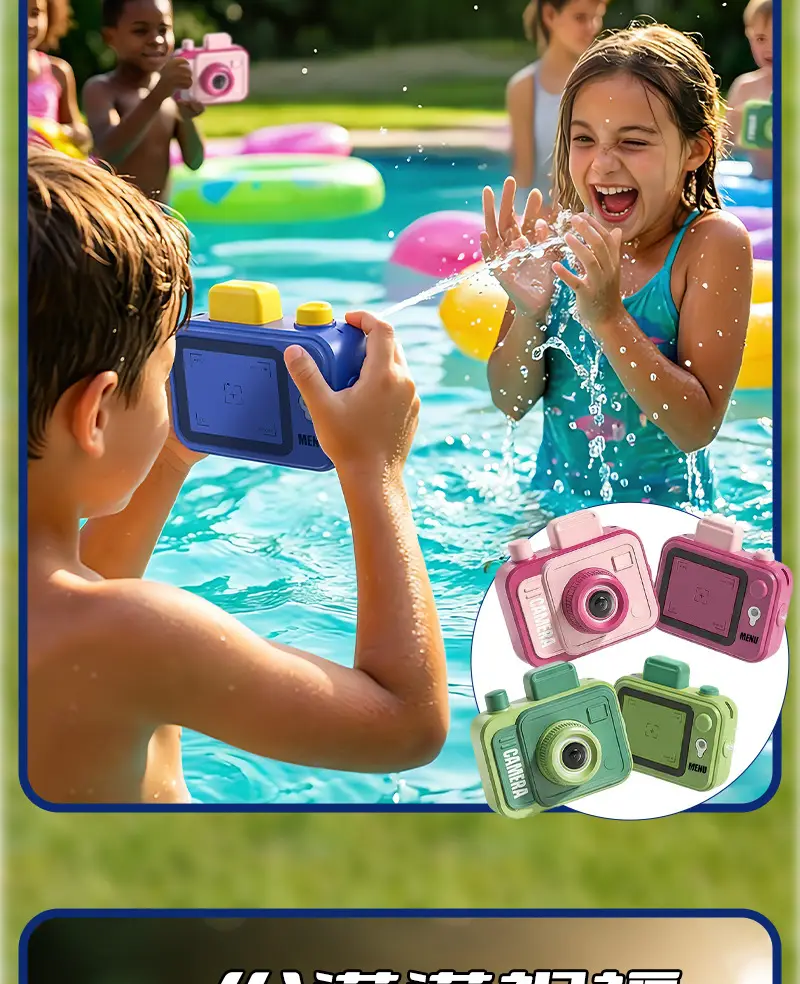 Tricky Camera Water Spray Gun with Cool Appearance and Leak-Proof Design, Parent-Child Interactive Summer Beach and Pool Water Toy — feature 7