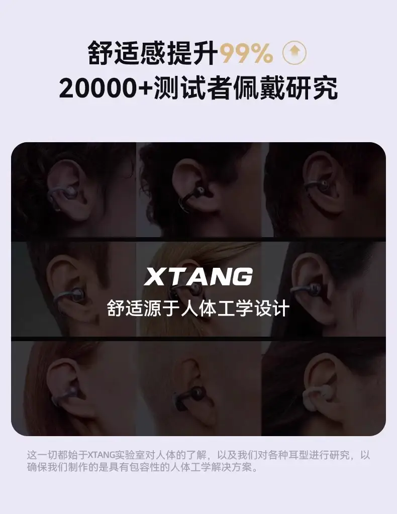2026 New Model Bluetooth Earphones, Ear-Clip Type, Air Conduction, In-Ear Wireless, Over-Ear Style, Wireless Headphones for Running — feature 11