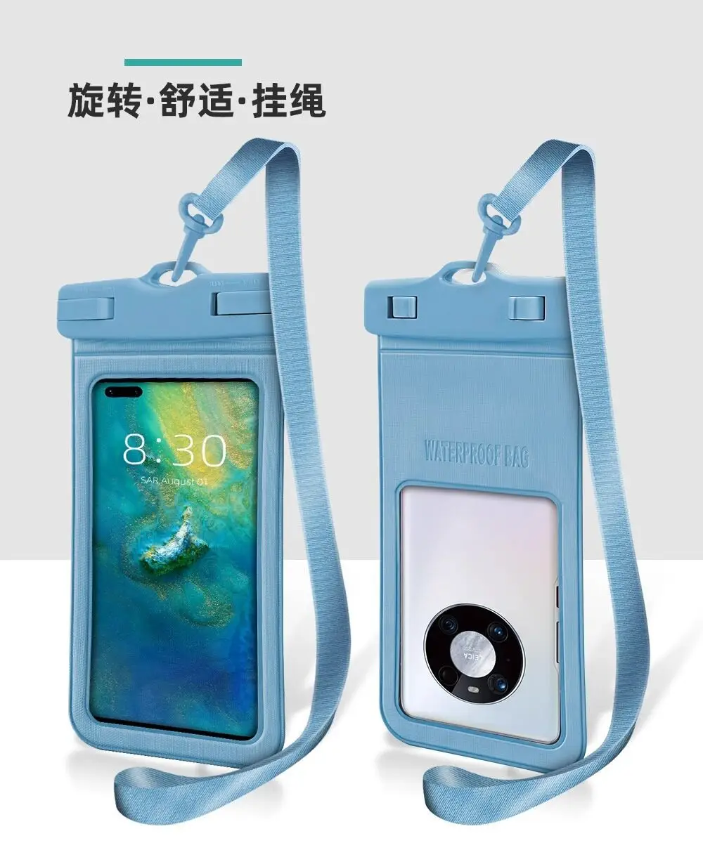 Cross-Border Waterproof Mobile Phone Bag, Touch Screen Waterproof Mobile Phone Bag, Drifting, Swimming, Hot Spring Photography, Sealed Mobile Phone Waterproof Case — feature 16