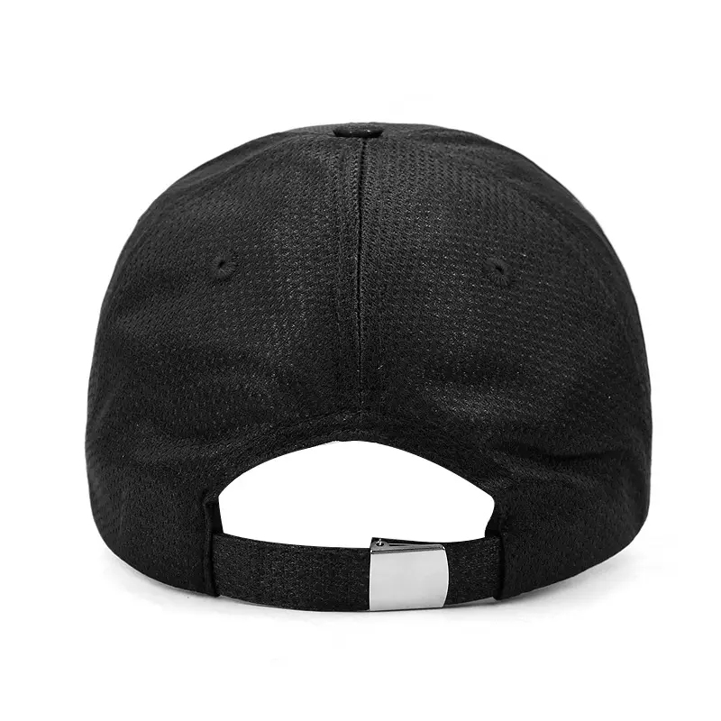 Men's Grey Mesh Sun Cap Lightweight Breathable Summer Cap - Image 11
