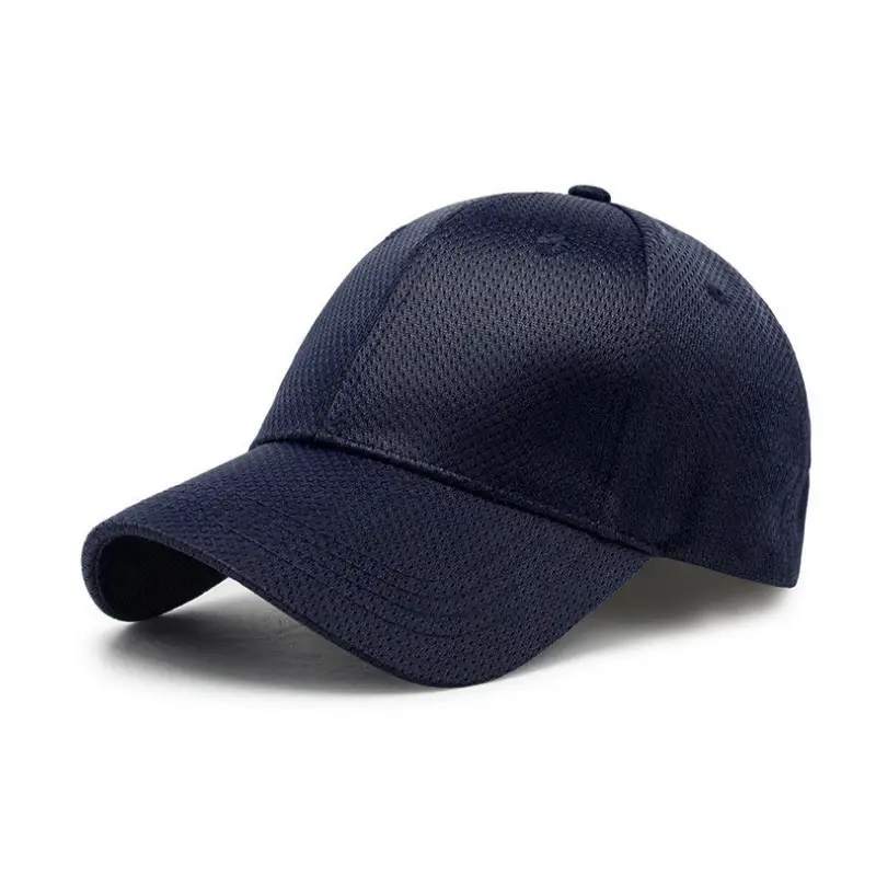 Men's Grey Mesh Sun Cap Lightweight Breathable Summer Cap - Image 4