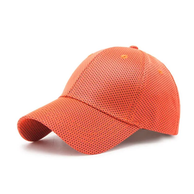 Men's Grey Mesh Sun Cap Lightweight Breathable Summer Cap - Image 5