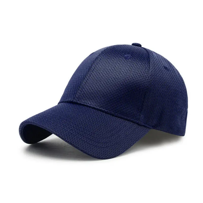 Men's Grey Mesh Sun Cap Lightweight Breathable Summer Cap - Image 6