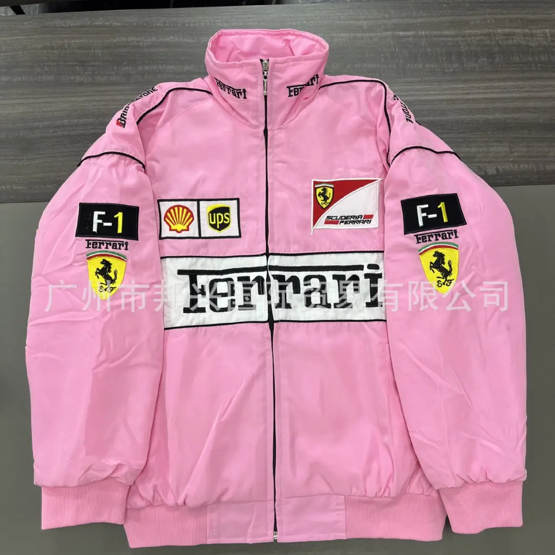 F1 Embroidered Racing Suit "Thin Style" Cross-Border Full Range of Cycling Suits Embroidered European and American Style Pilot Jacket Casual Wear — feature 11