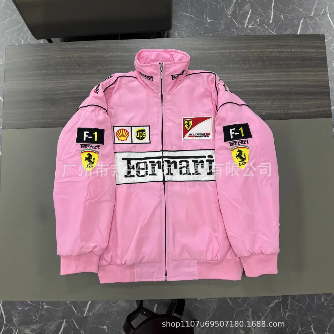 F1 Embroidered Racing Suit "Thin Style" Cross-Border Full Range of Cycling Suits Embroidered European and American Style Pilot Jacket Casual Wear — feature 8
