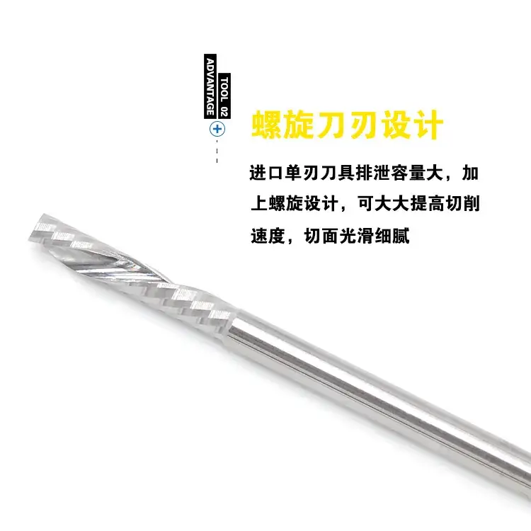 3.175mm Aa Grade Milling Cutter Yellow - Image 2