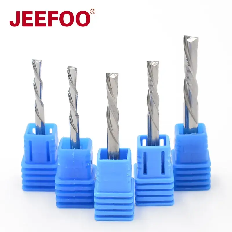 Blue Double-Edged Spiral Cutting Millers 3.175mm