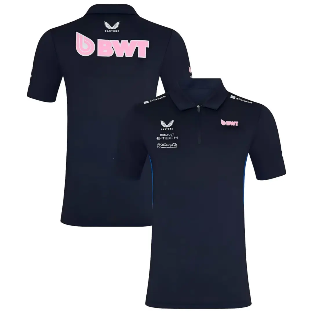 2026 New F1 Racing Polo Shirt Motorcycle Clothing Mountain Breathable Quick-Drying Round Neck Short-Sleeved Polo Off-Road Shirt