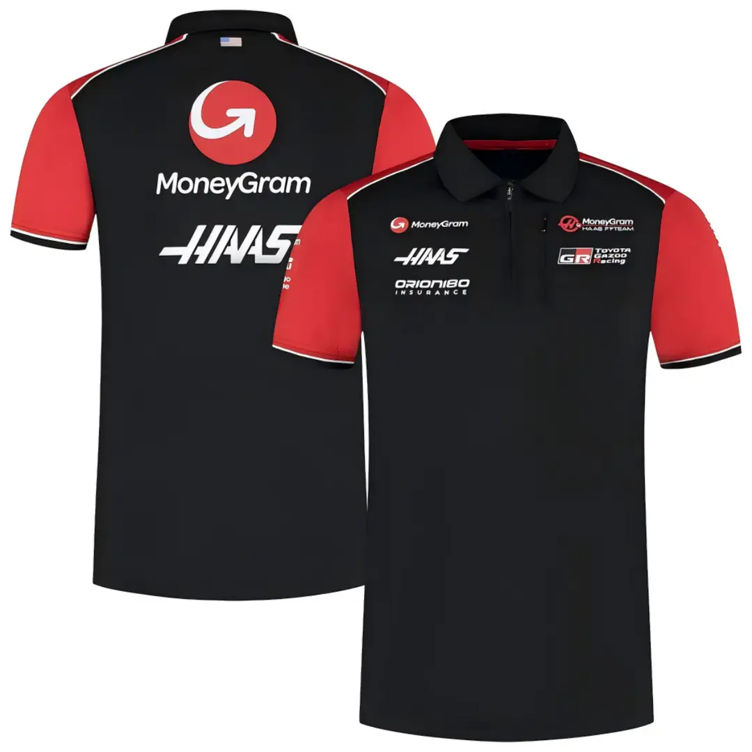 2026 New F1 Racing Polo Shirt Motorcycle Clothing Mountain Breathable Quick-Drying Round Neck Short-Sleeved Polo Off-Road Shirt
