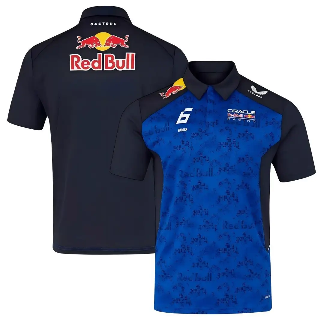 2026 New F1 Racing Polo Shirt Motorcycle Clothing Mountain Breathable Quick-Drying Round Neck Short-Sleeved Polo Off-Road Shirt