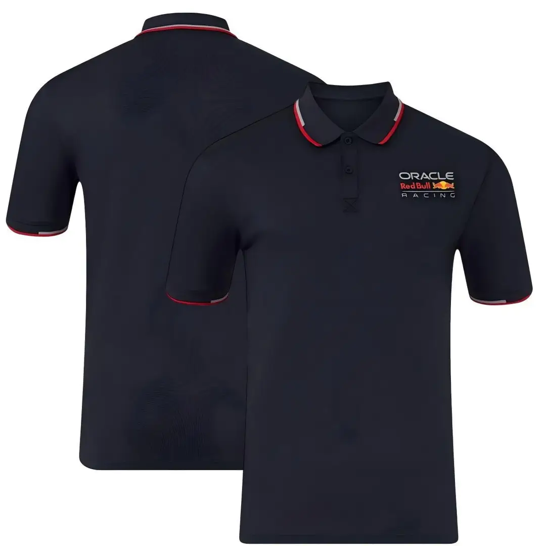 2026 New F1 Racing Polo Shirt Motorcycle Clothing Mountain Breathable Quick-Drying Round Neck Short-Sleeved Polo Off-Road Shirt