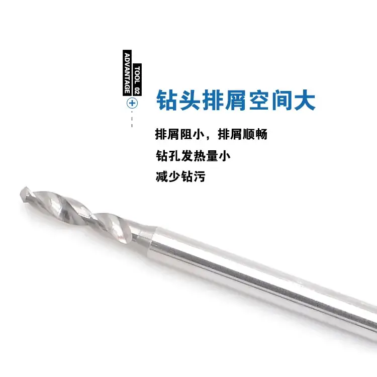 Tungsten Steel Drill Bit Blue Grip Twist Small - Image 2