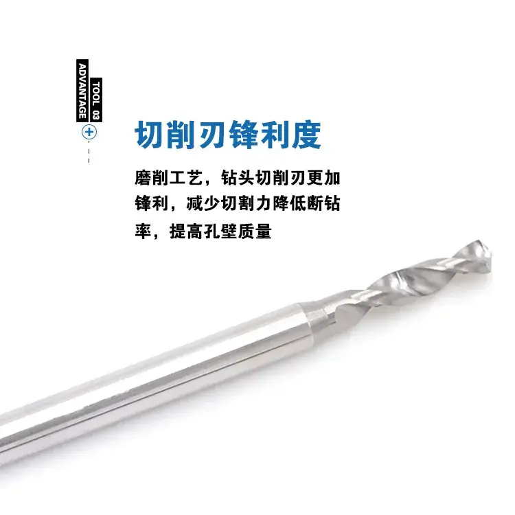 Tungsten Steel Drill Bit Blue Grip Twist Small - Image 3