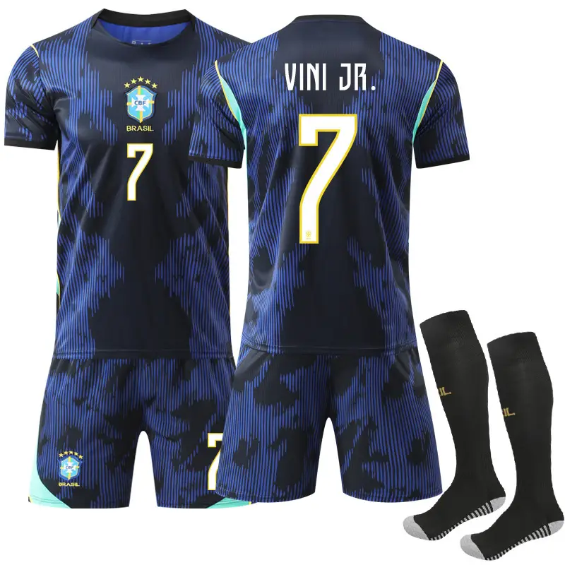 2026 World Cup Brazil Away Football Uniform Set No. 10 Neymar Cross-Border Jersey National Team Shirt Summer