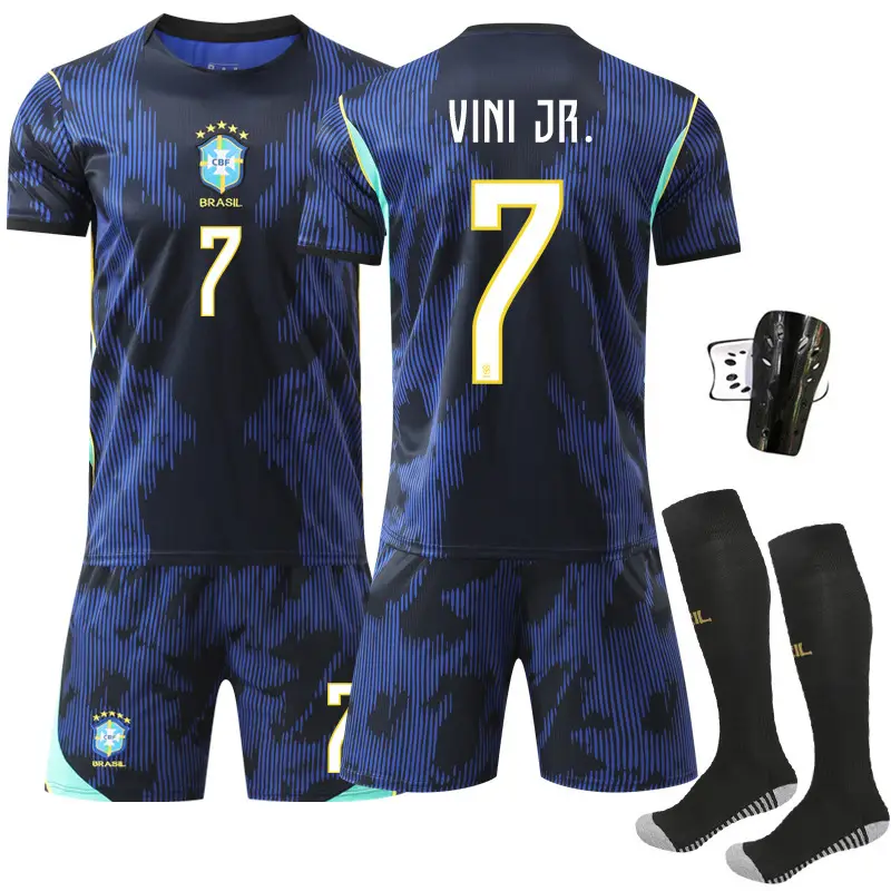 2026 World Cup Brazil Away Football Uniform Set No. 10 Neymar Cross-Border Jersey National Team Shirt Summer