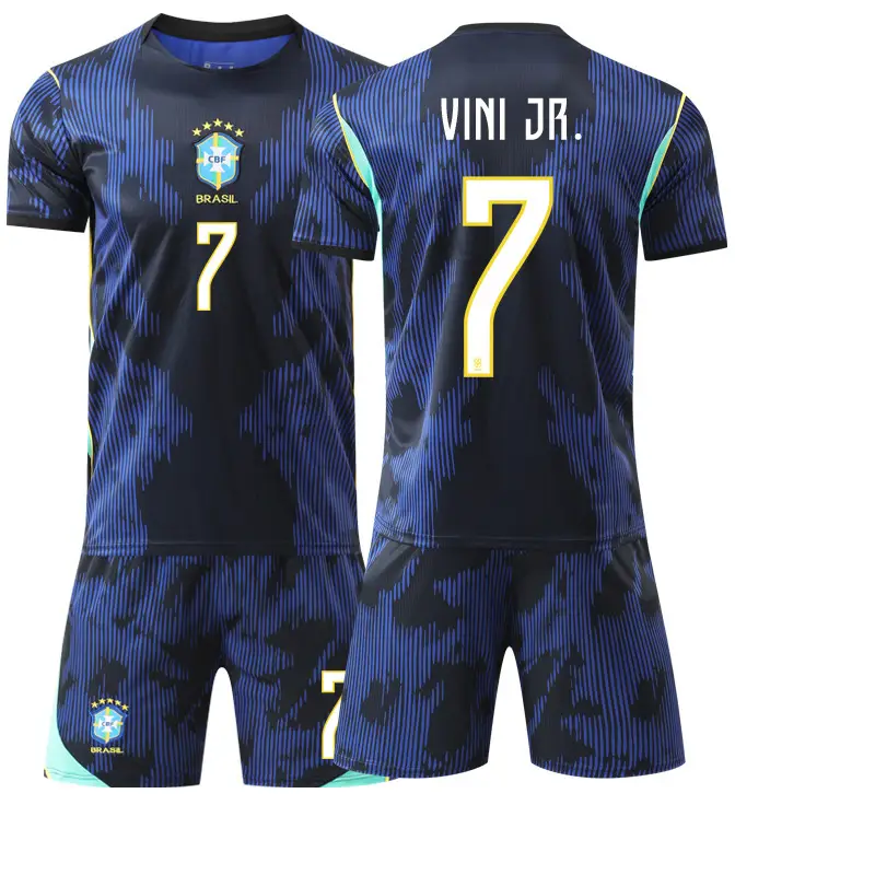 2026 World Cup Brazil Away Football Uniform Set No. 10 Neymar Cross-Border Jersey National Team Shirt Summer