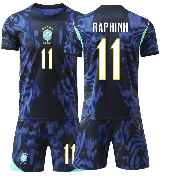 2026 World Cup Brazil Away Football Uniform Set No. 10 Neymar Cross-Border Jersey National Team Shirt Summer