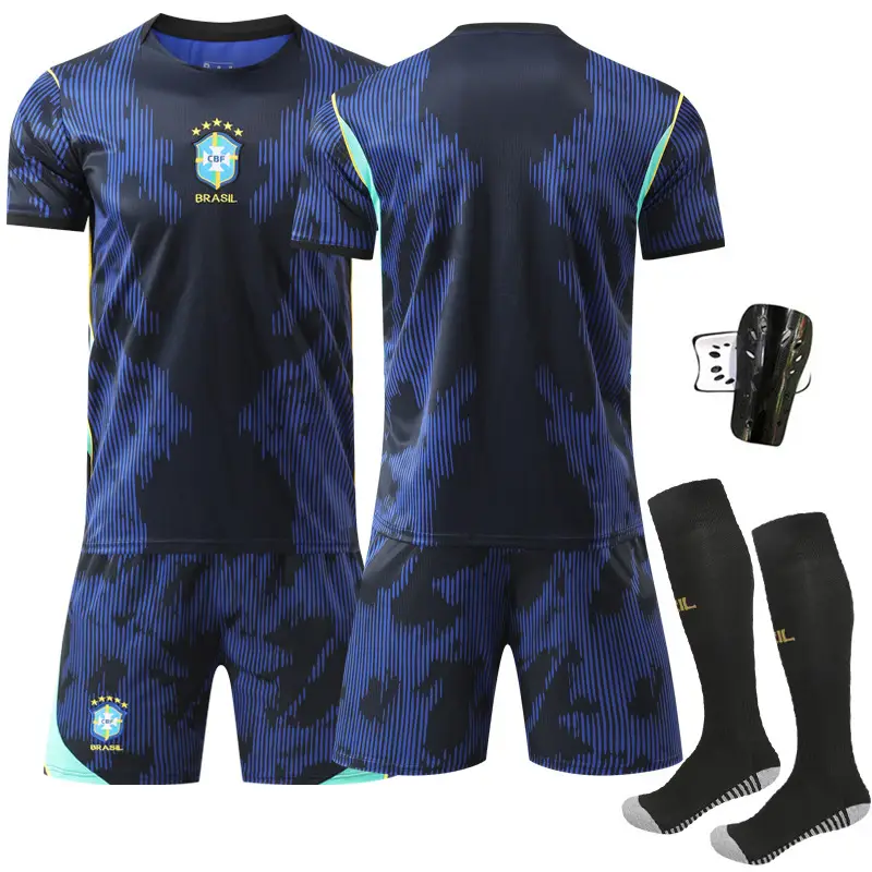 2026 World Cup Brazil Away Football Uniform Set No. 10 Neymar Cross-Border Jersey National Team Shirt Summer