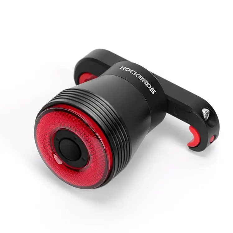 Rock Brothers Bicycle Tail Light Intelligent Sensor Brake Light Cycling Equipment