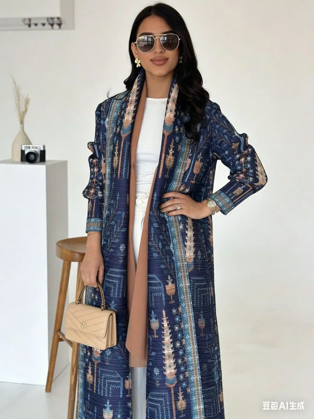 2026 Clothing Cross-Border Foreign Trade Export Wholesale Hot-Selling Ethnic Style Loose Long Coat