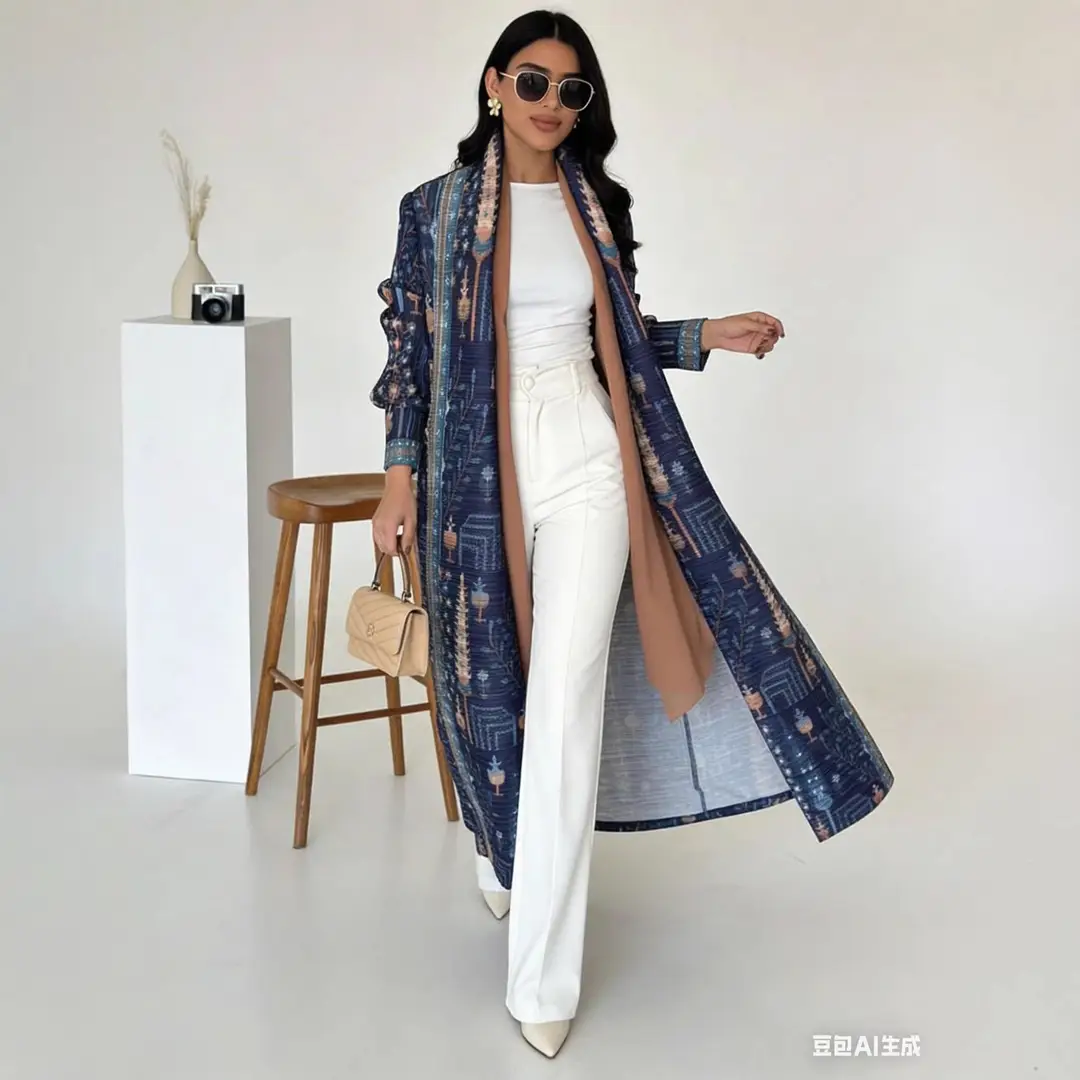 2026 Clothing Cross-Border Foreign Trade Export Wholesale Hot-Selling Ethnic Style Loose Long Coat — feature 8