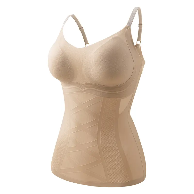 [Original Authentic Product] Yulong Fragrance Foundation Liquid Invisible Body Shaping Garment Waist-Lifting Silk Thin Strap Vest