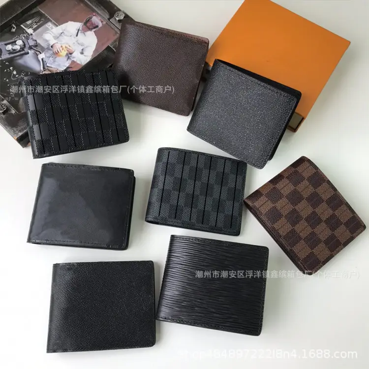 New Foreign Trade In-Stock Short Wallet with Multiple Card Slots, European and American Business Style, Thin, Multifunctional, Large Capacity Wallet for Men Q217 — feature 2