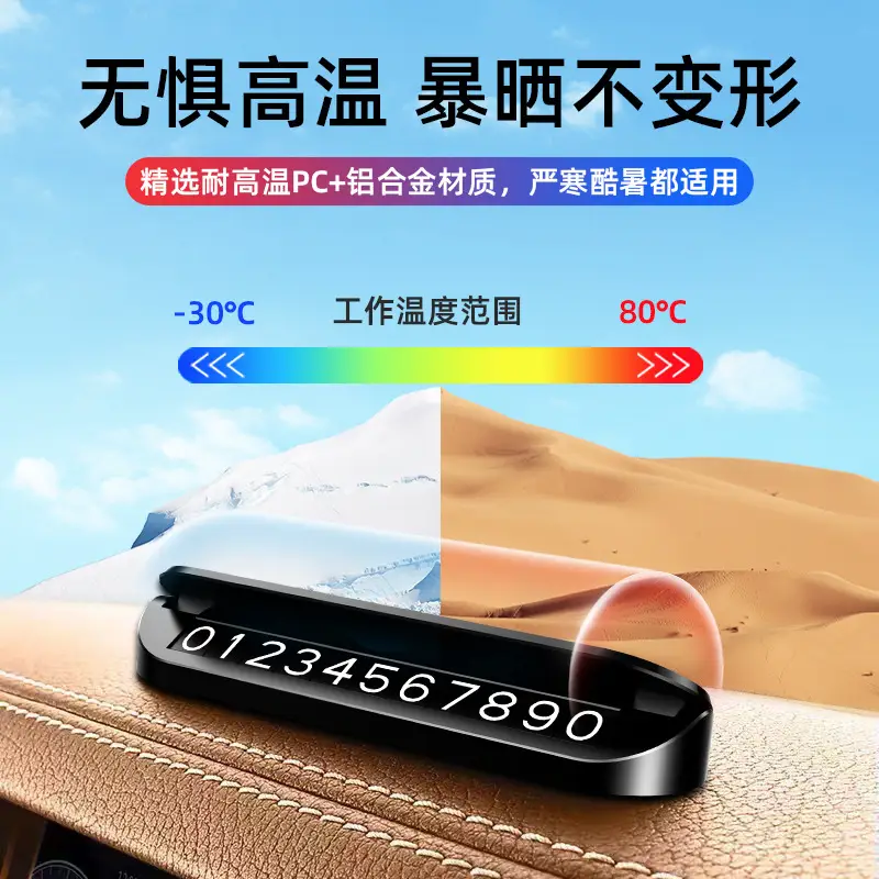 Changan Deep Blue S7 S07 S05 Sl03 G318 L07 Car Temporary Parking Number Plate Telephone Number Transfer Card
