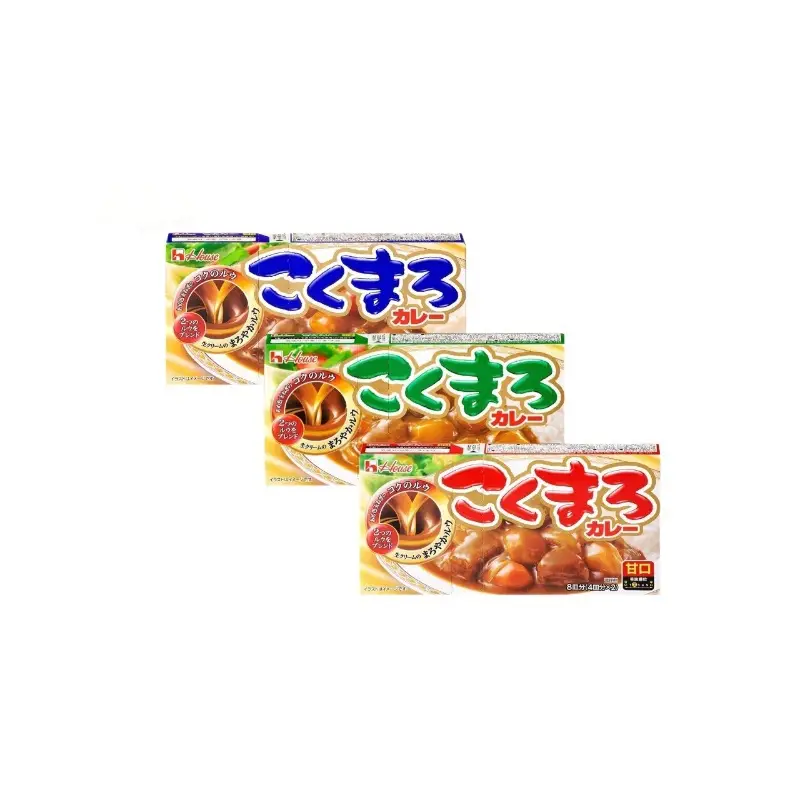Japanese Hoshi Curry Cubes with Rich Flavor, Spicy and Mild Taste