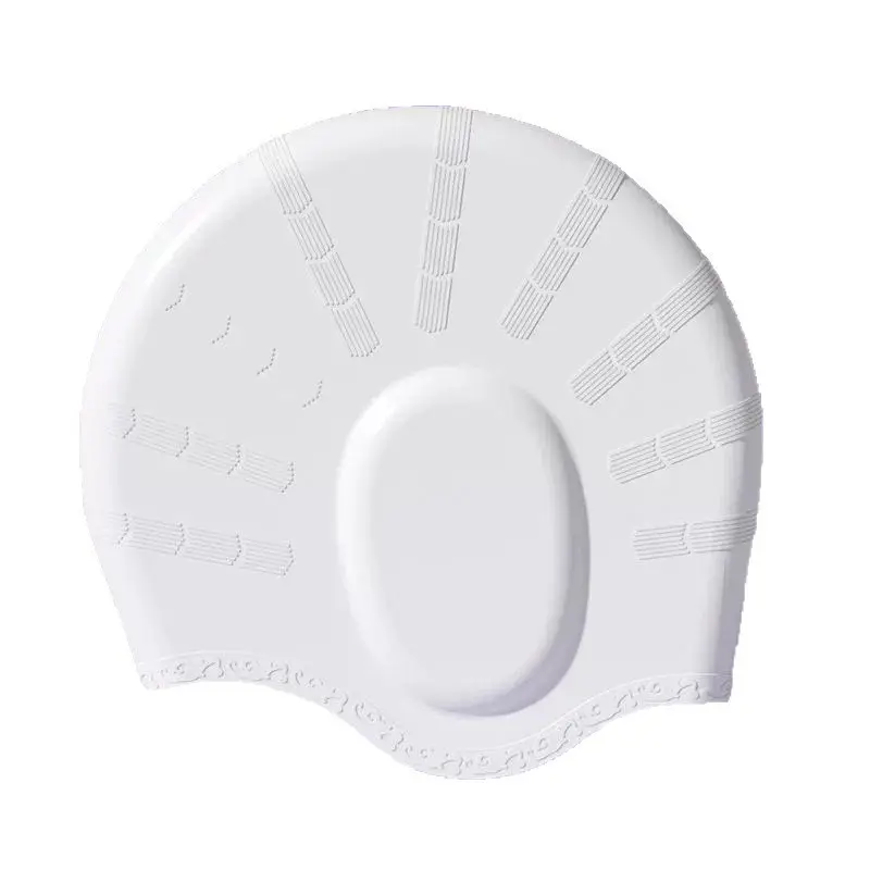Anti-Slip Water Drop Pattern Silicone Swimming Cap, High Elasticity, Non-Tightening, Waterproof, Ear-Protecting, Suitable for Adults and Children, Long Hair Wrap Swimming Cap