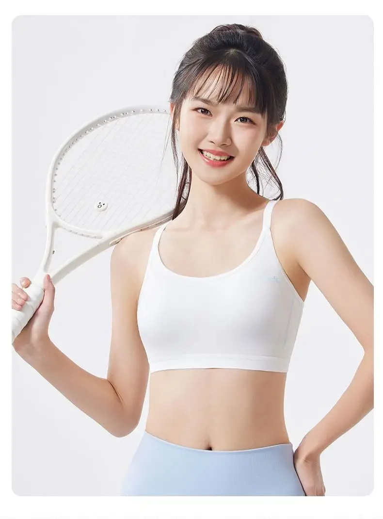 Sports Bra for Junior High School Students, Small Vest for Teenage Girls in Their Developmental Period, Shock-Proof Running Bra for High School Girls — feature 19