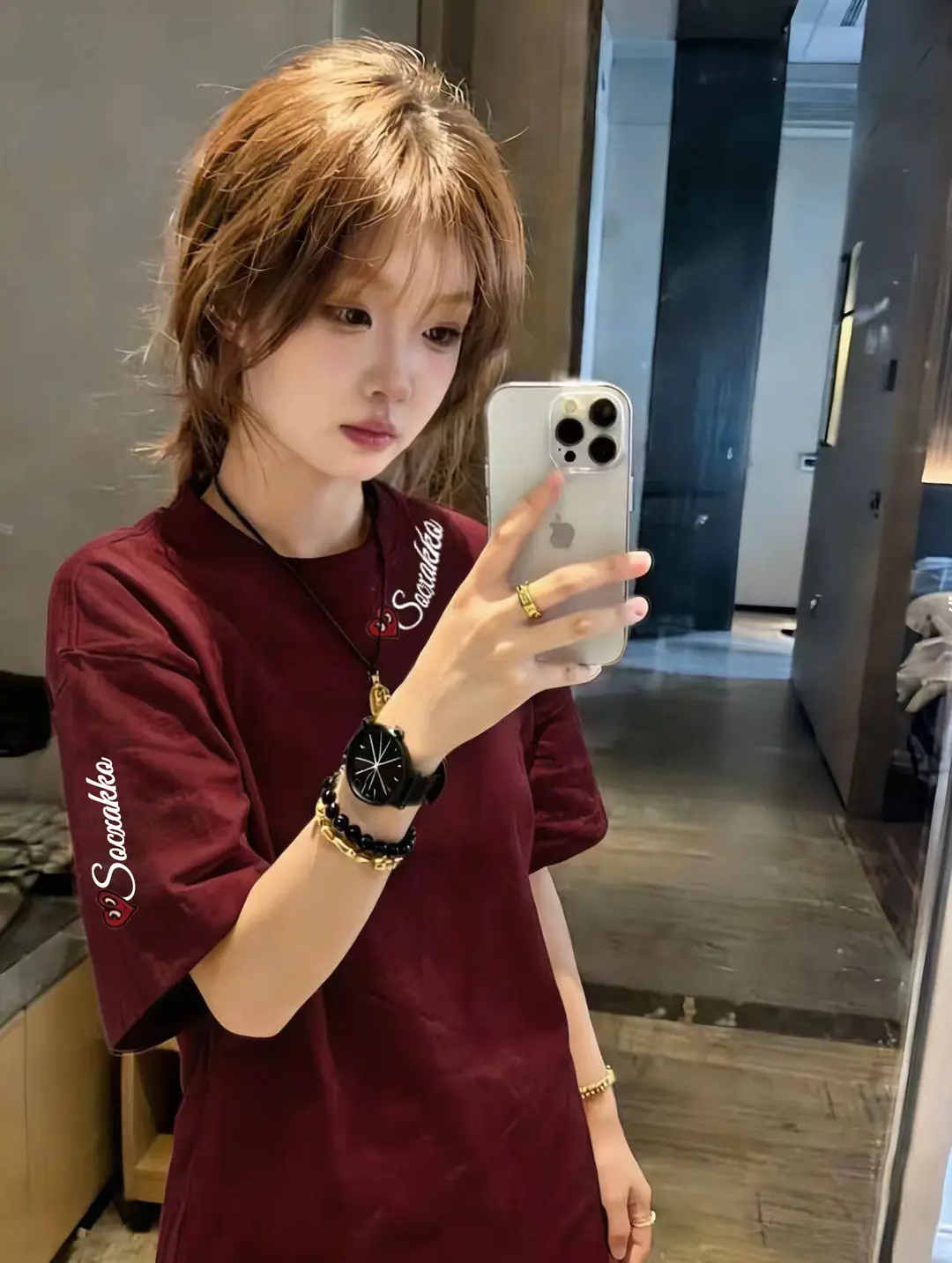 Navy Blue Pure Cotton Short-Sleeved T-Shirt for Women, Summer College Style High Street Student Loose Oversize Half-Sleeved Top Ins