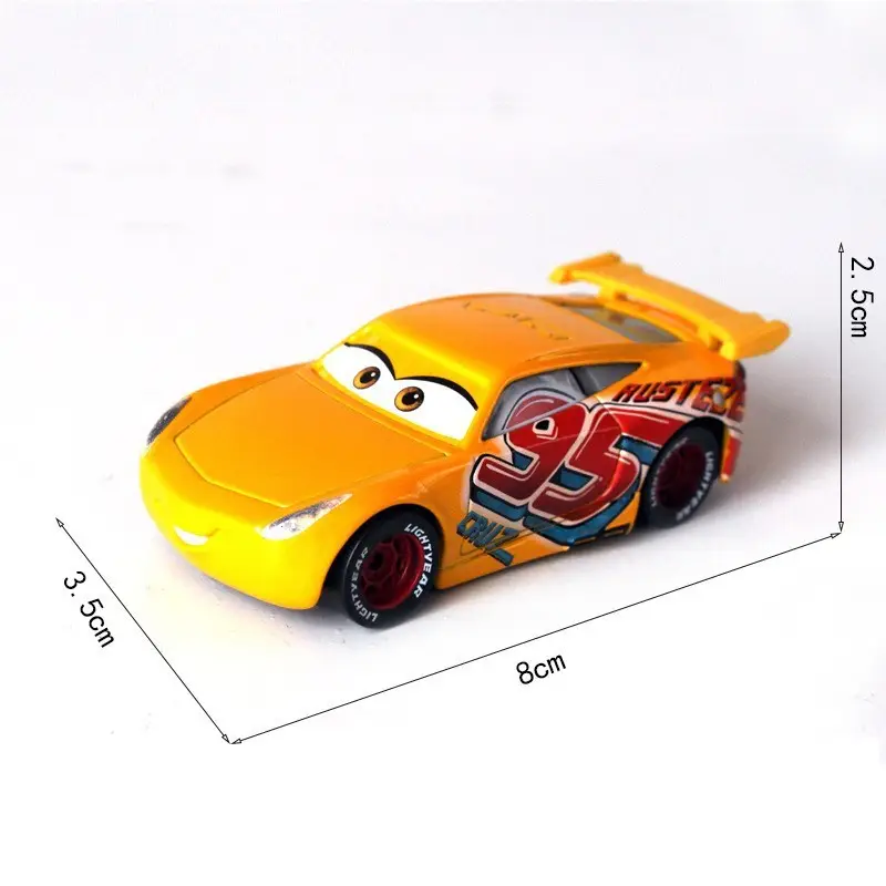 Cars: Lightning Mcqueen and Road Runner New Alloy Toy Car Models for Children - Collectible Sliding Vehicles