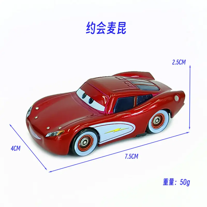 Cars: Lightning Mcqueen and Road Runner New Alloy Toy Car Models for Children - Collectible Sliding Vehicles