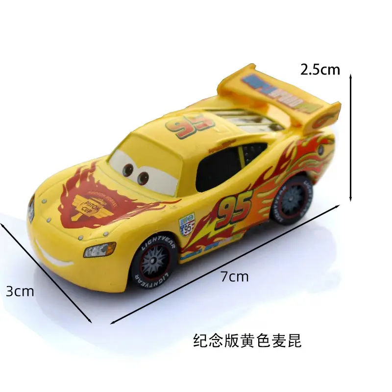 Cars: Lightning Mcqueen and Road Runner New Alloy Toy Car Models for Children - Collectible Sliding Vehicles