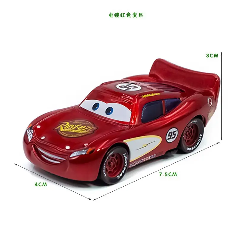 Cars: Lightning Mcqueen and Road Runner New Alloy Toy Car Models for Children - Collectible Sliding Vehicles