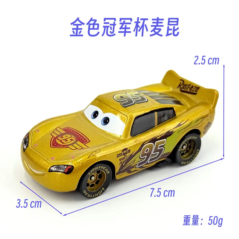 Cars: Lightning Mcqueen and Road Runner New Alloy Toy Car Models for Children - Collectible Sliding Vehicles