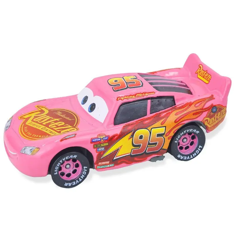 Cars: Lightning Mcqueen and Road Runner New Alloy Toy Car Models for Children - Collectible Sliding Vehicles