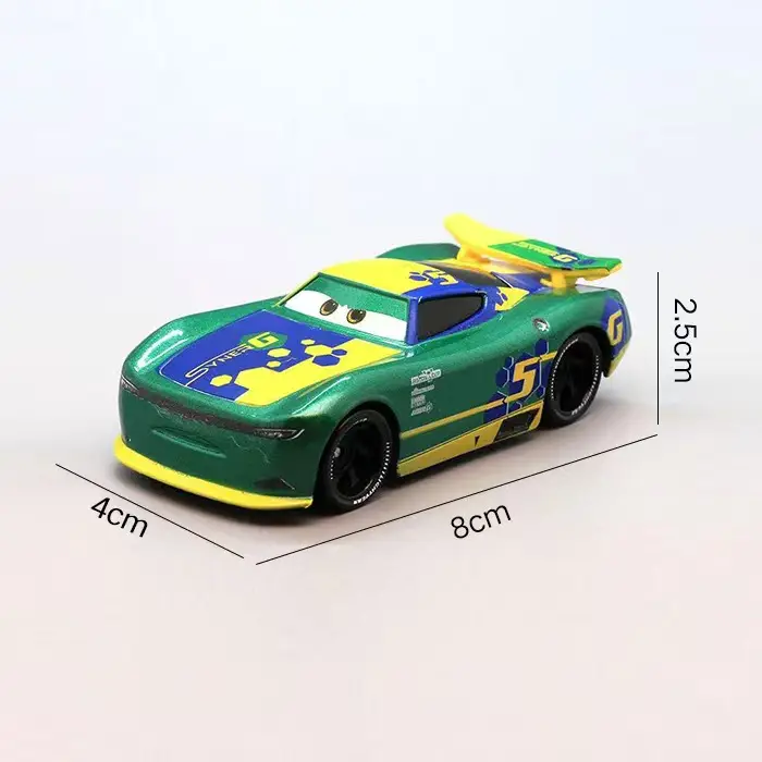 Cars: Lightning Mcqueen and Road Runner New Alloy Toy Car Models for Children - Collectible Sliding Vehicles