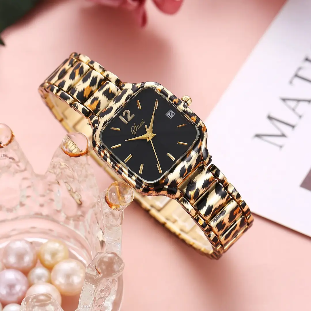 Cross-Border Foreign Trade Watch Supply, Trendy Leopard Print Strap Watches, Casual Fashion Watches, European and American Style — feature 2
