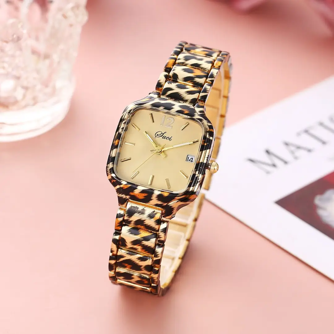 Cross-Border Foreign Trade Watch Supply, Trendy Leopard Print Strap Watches, Casual Fashion Watches, European and American Style — feature 3