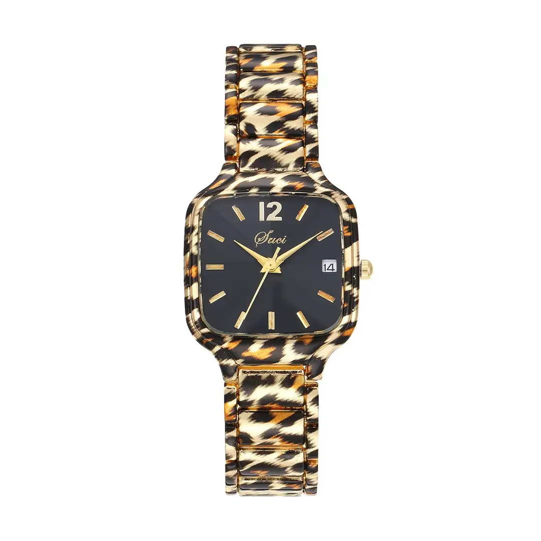 Cross-Border Foreign Trade Watch Supply, Trendy Leopard Print Strap Watches, Casual Fashion Watches, European and American Style — feature 7