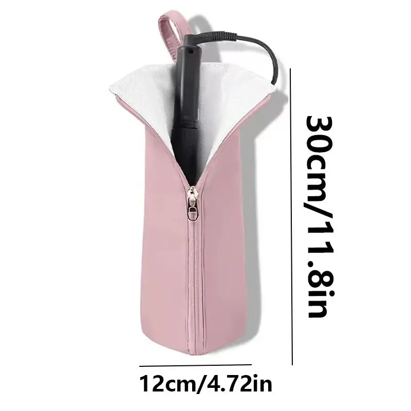 New High-Temperature Resistant Curling Iron Storage Bag, Hangable Travel Curling Iron Storage Bag, Foldable Storage Bag Wholesale — feature 1